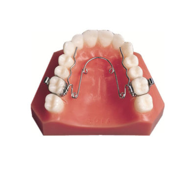 Orthodontie à besancon avec des contentions fixes et amovibles mises en place.